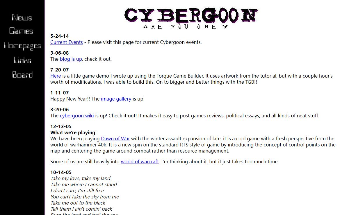 CYBERGOON, are you one?