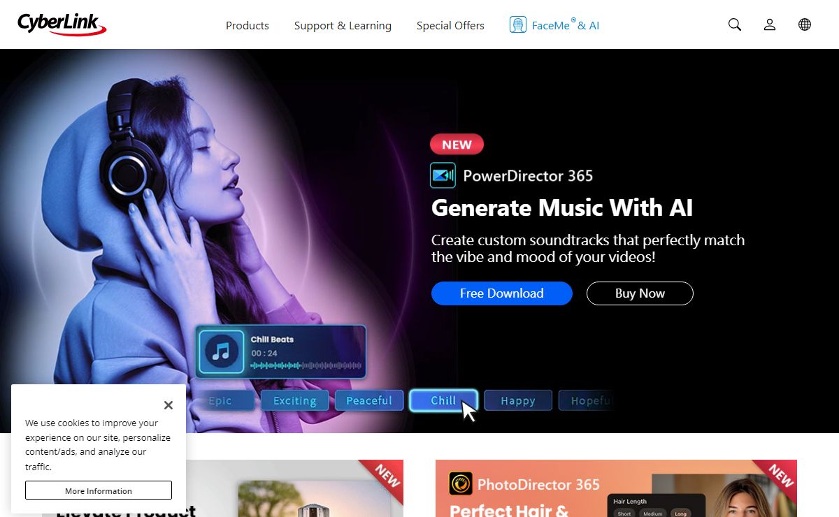#1 Video Editing & Photo Editing Software + Media Player | CyberLink