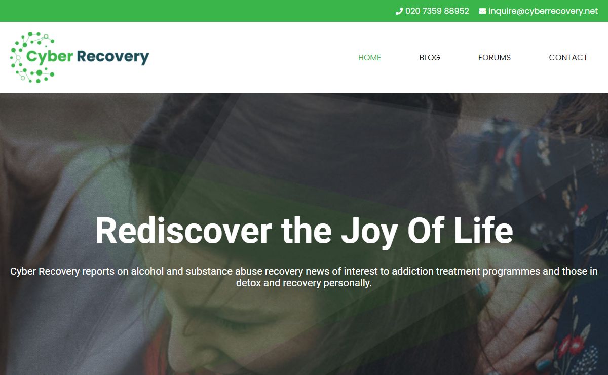 Alcohol & drug addiction recovery, 12steps help and sober support - CyberRecovery.net