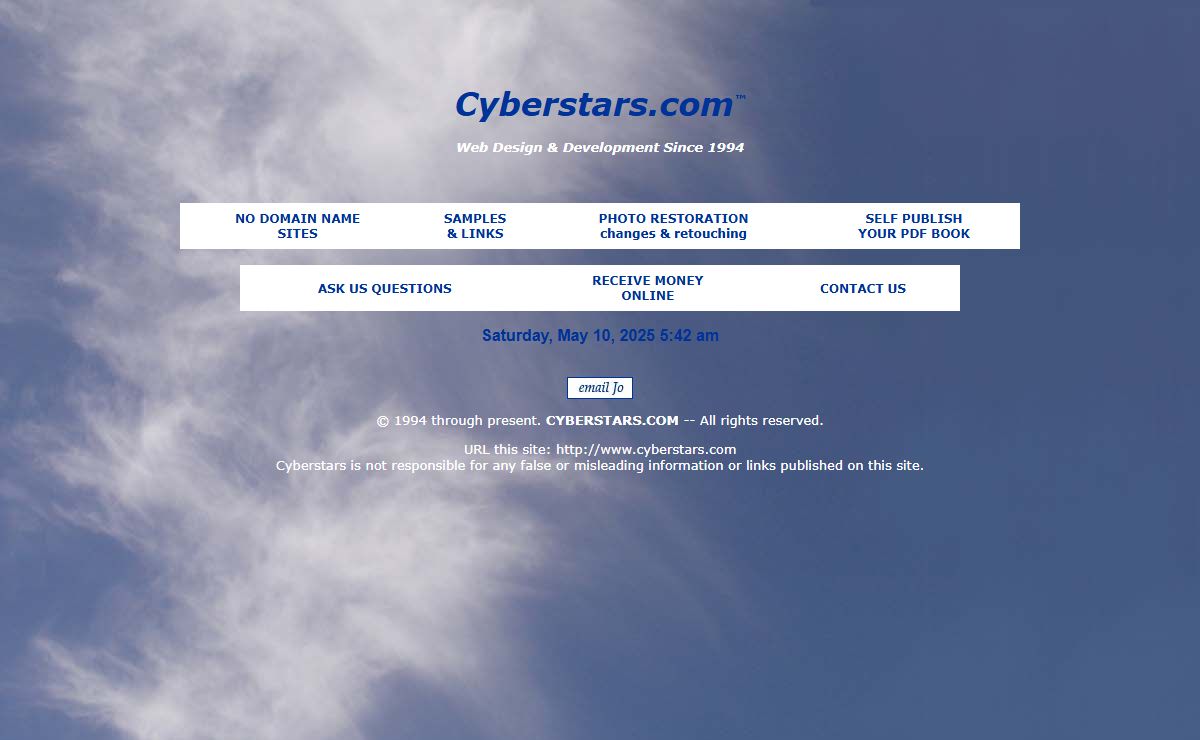 Cyberstars Web Design of Palo Alto - Webmaster