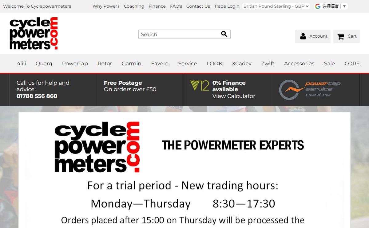 Cyclepowermeters – The Powermeter Experts