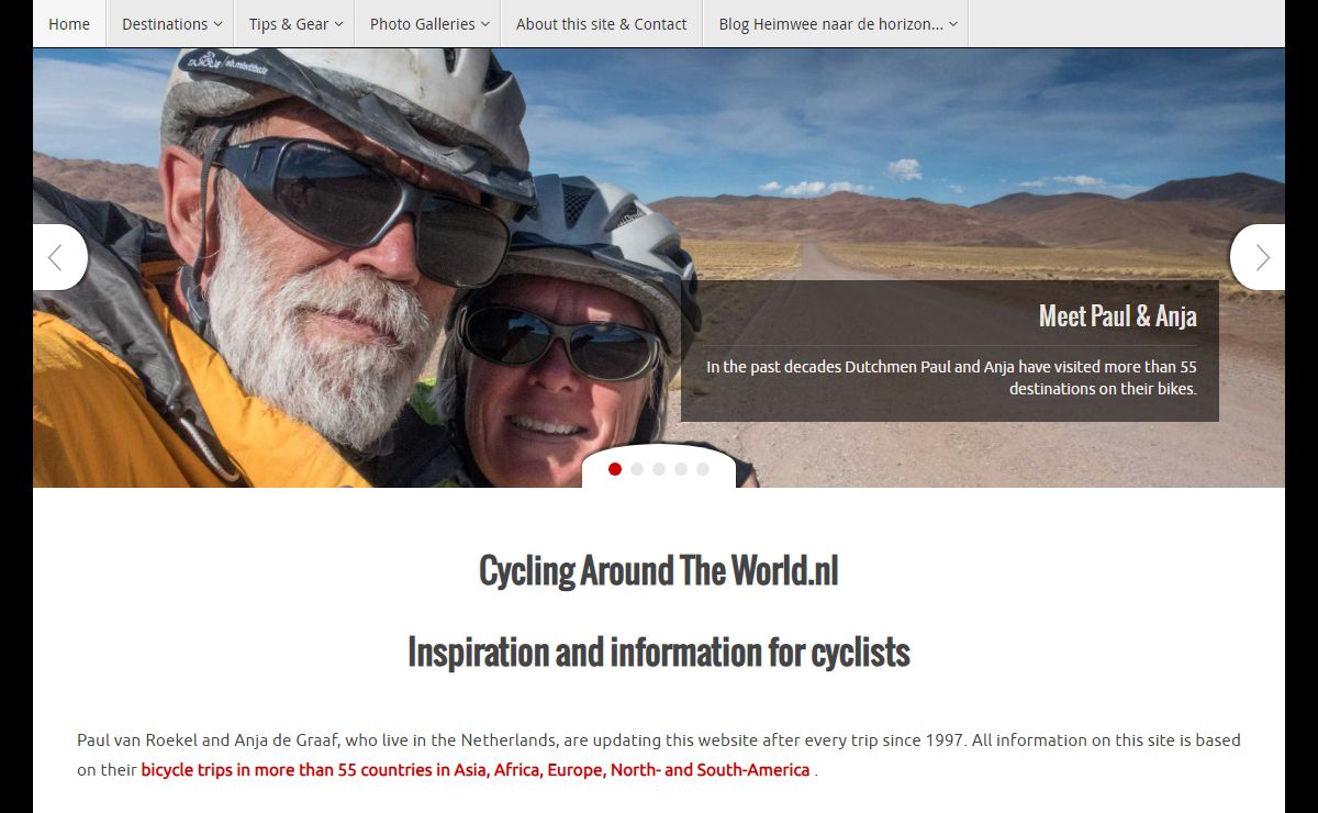 Cycling Around The World – travelogues and tips by Paul & Anja