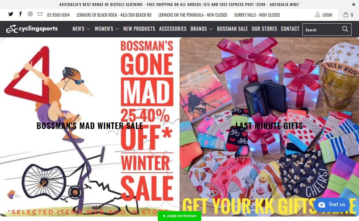 Cycling Sports | Bicycle Clothing & Bike Accessories Online Australia