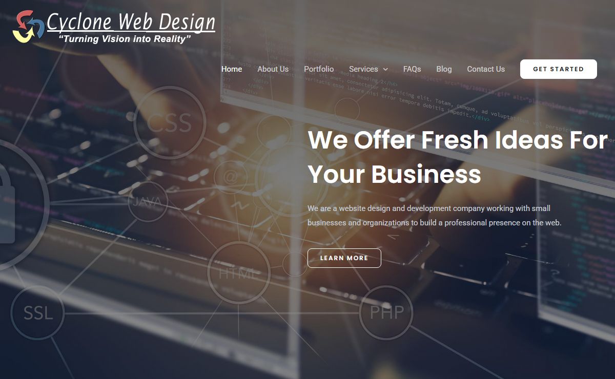 Home - Cyclone Web Design