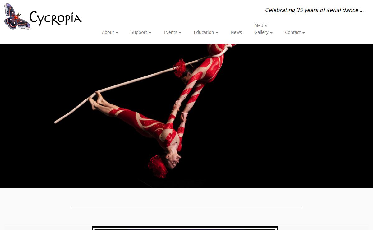 Cycropia Aerial Dance - Celebrating 35 years of aerial dance ...