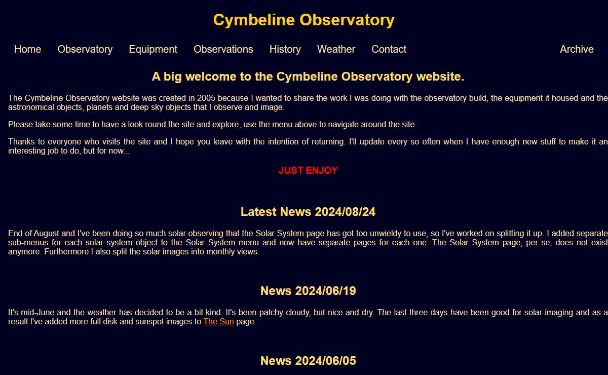 Cymbeline Observatory