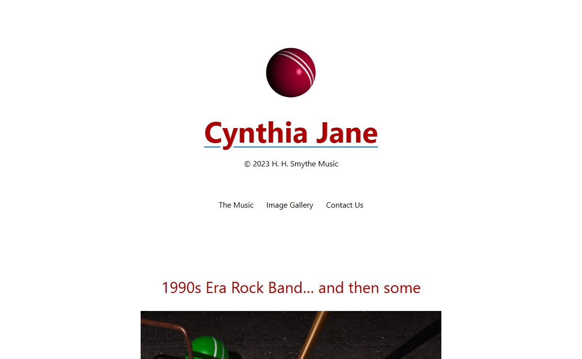 Cynthia Jane – © 2023 H. H. Smythe Music