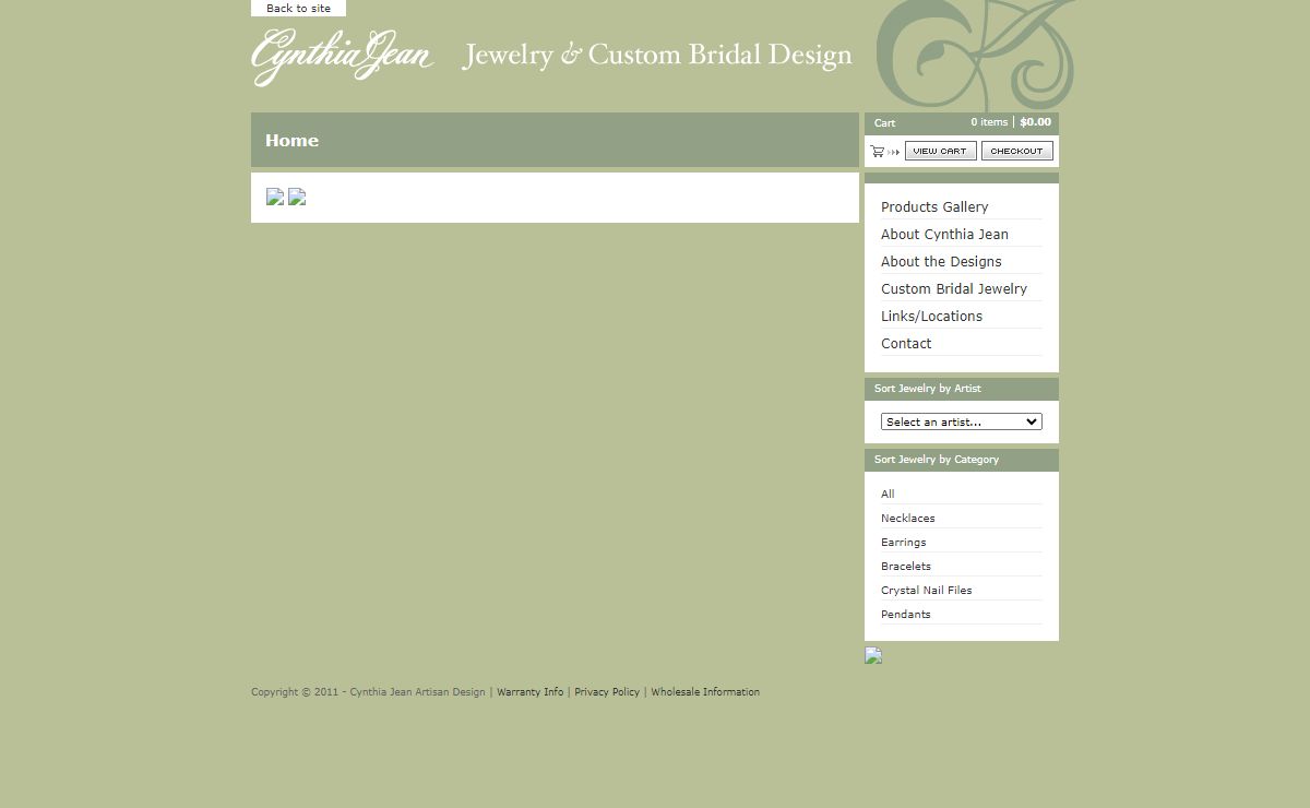 Cynthia Jean Artisan Designs - Exquisite Designer and Custom Bridal Jewelry — Home