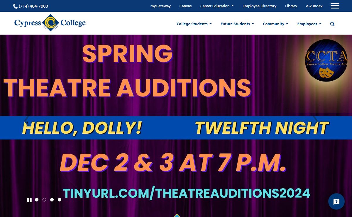 Homepage - Cypress College