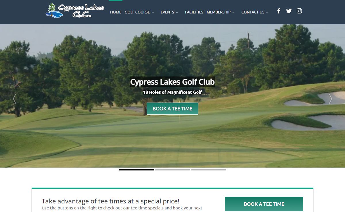 Home - Cypress Lakes Golf Club
