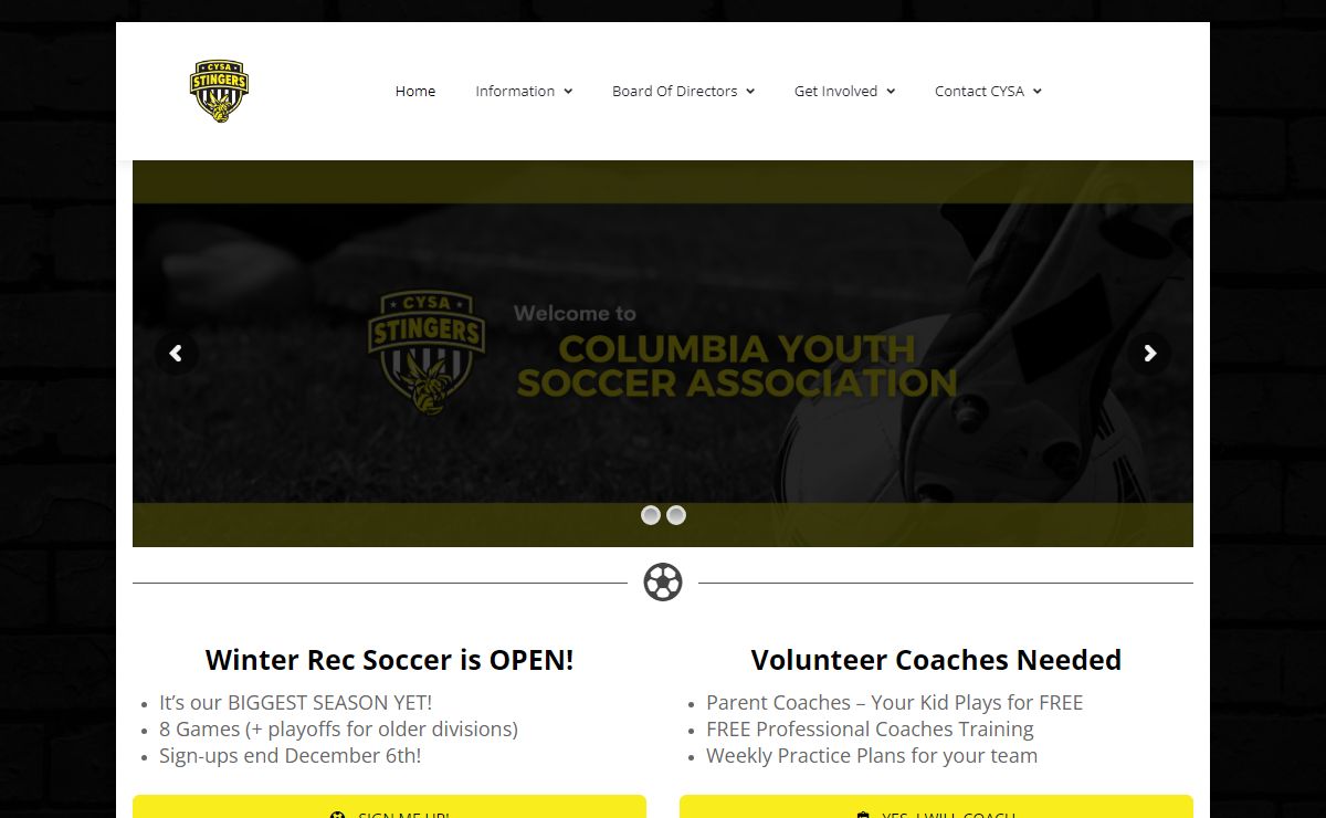 Columbia Youth Soccer Association