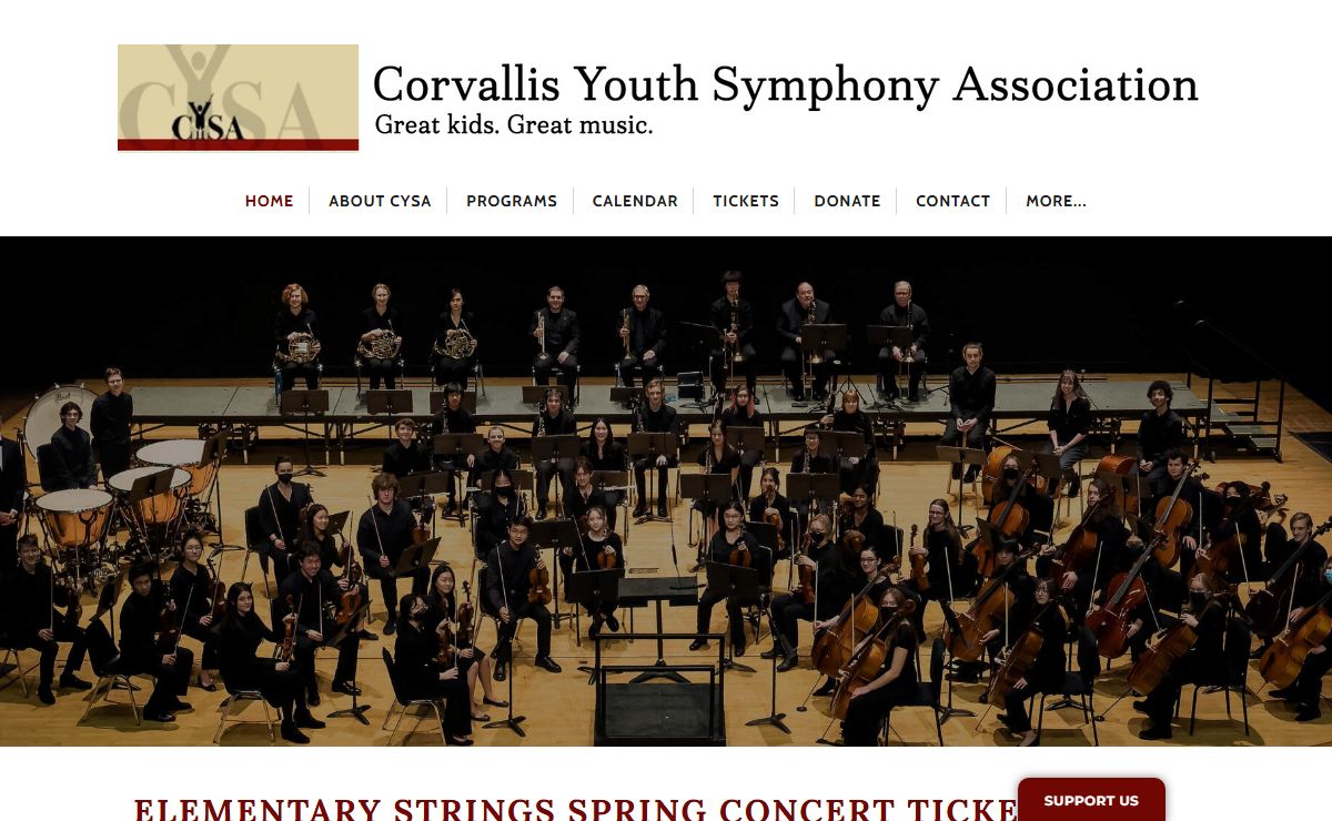 Corvallis Youth Symphony Association - Home