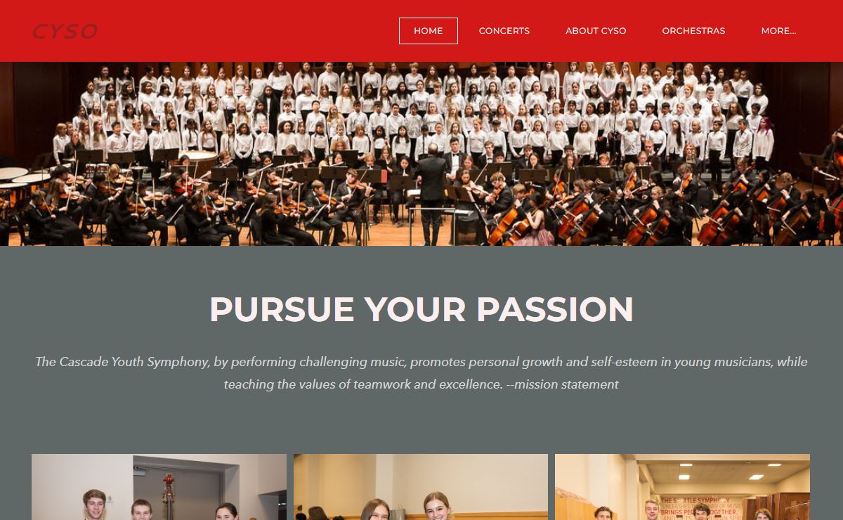 CYSO - Cascade Youth Symphony Orchestras