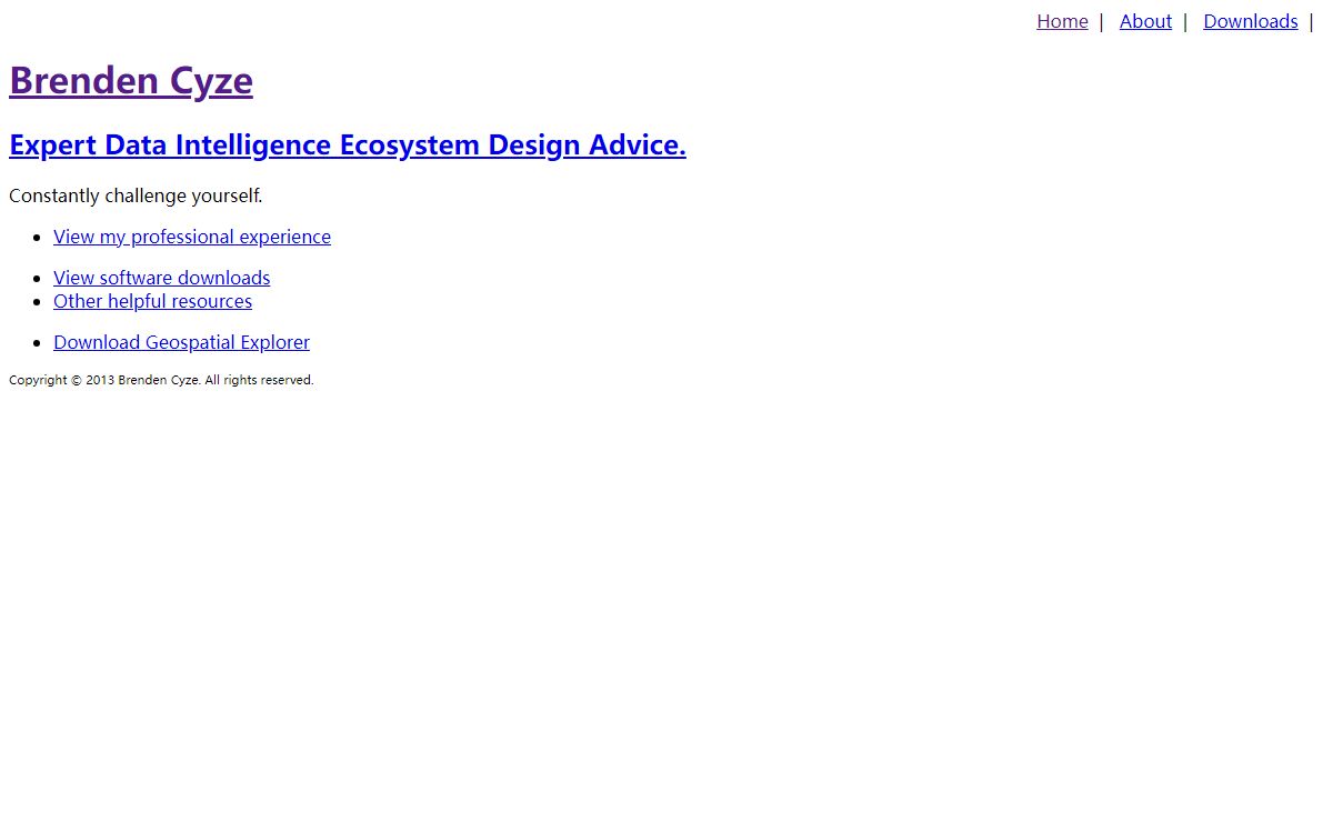 Brenden Cyze - Big Data Architect
