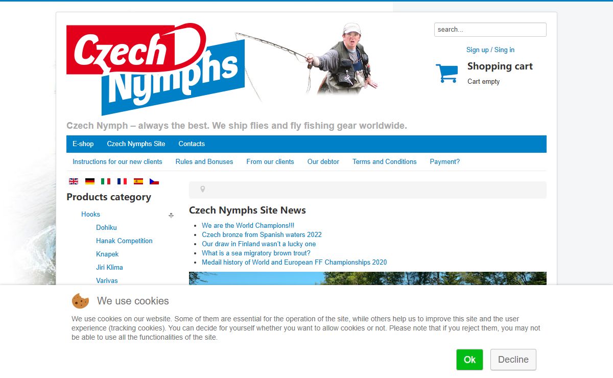 Czech Nymphs Web | e-shop & Fly Fishing