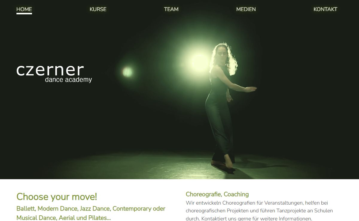Czerner Dance Academy - Neuigkeiten und Angebote