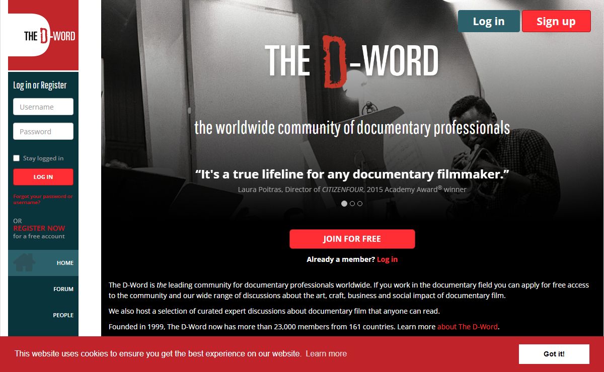 The D-Word: the worldwide community of documentary professionals