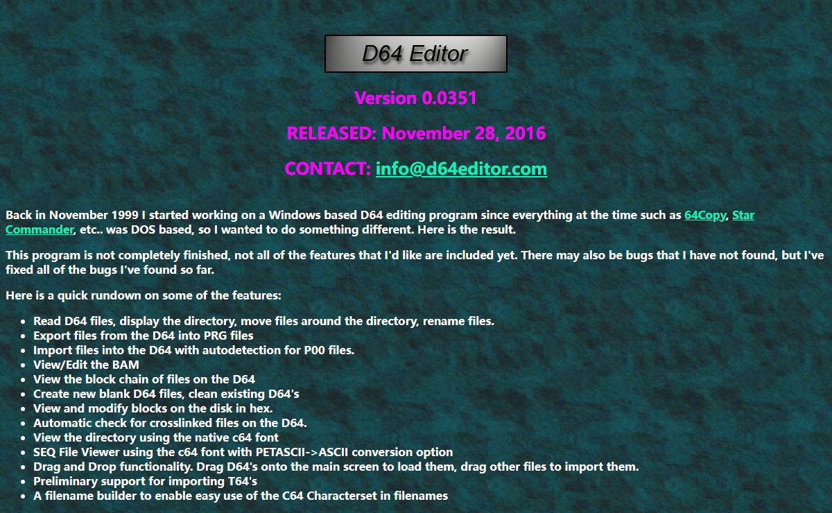 D64 Editor