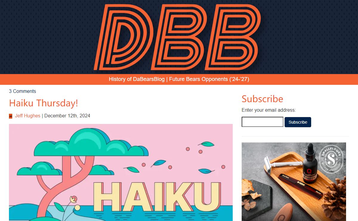 Da Bears Blog