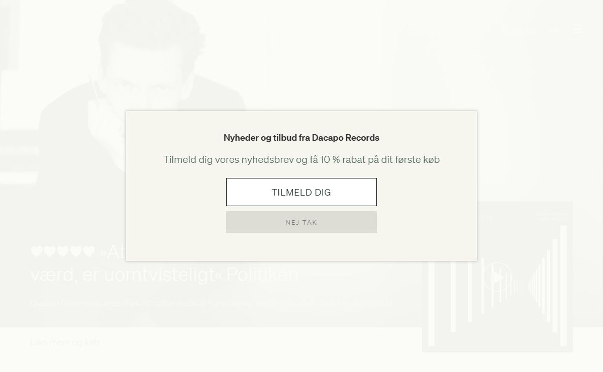 Dacapo Records – Danmarks nationale pladeselskab for klassisk og ny musik