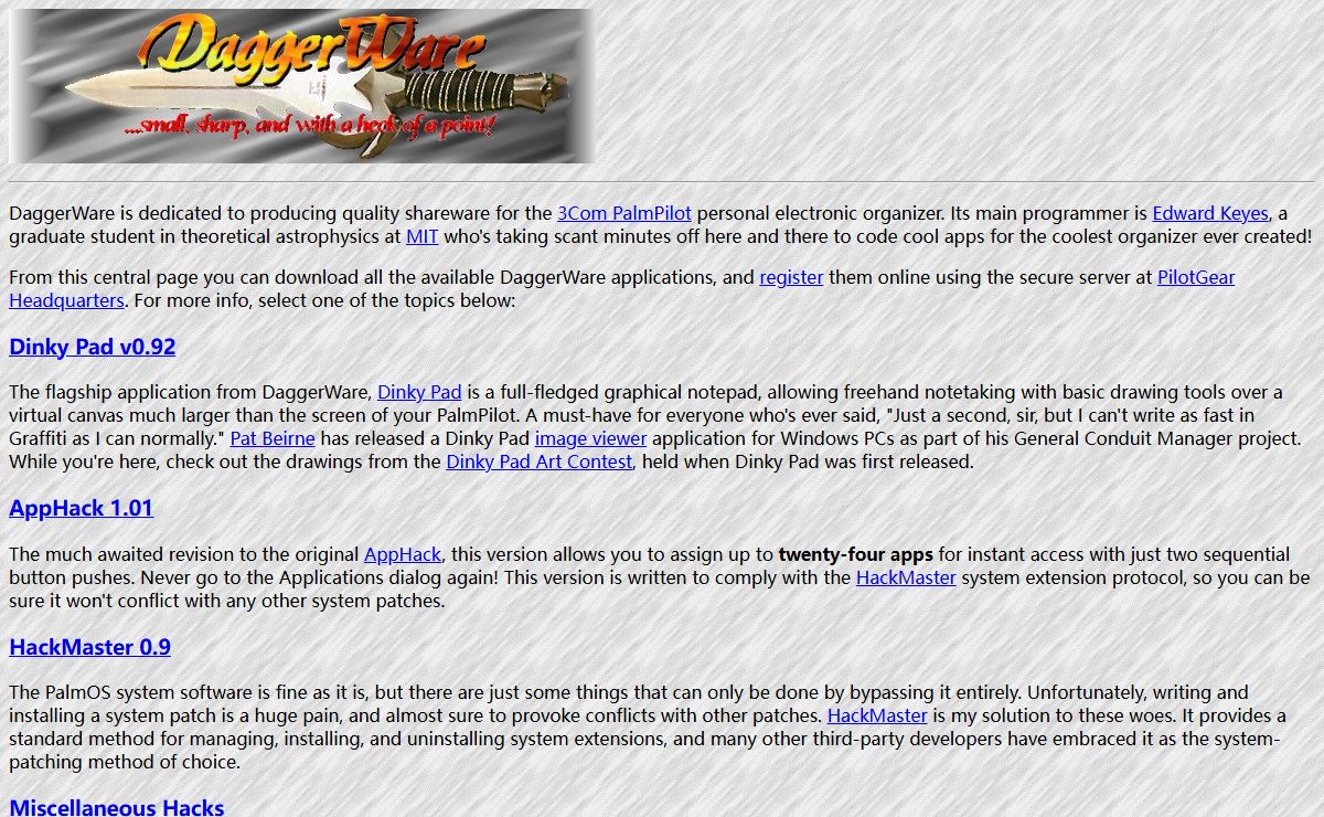 DaggerWare Home Page