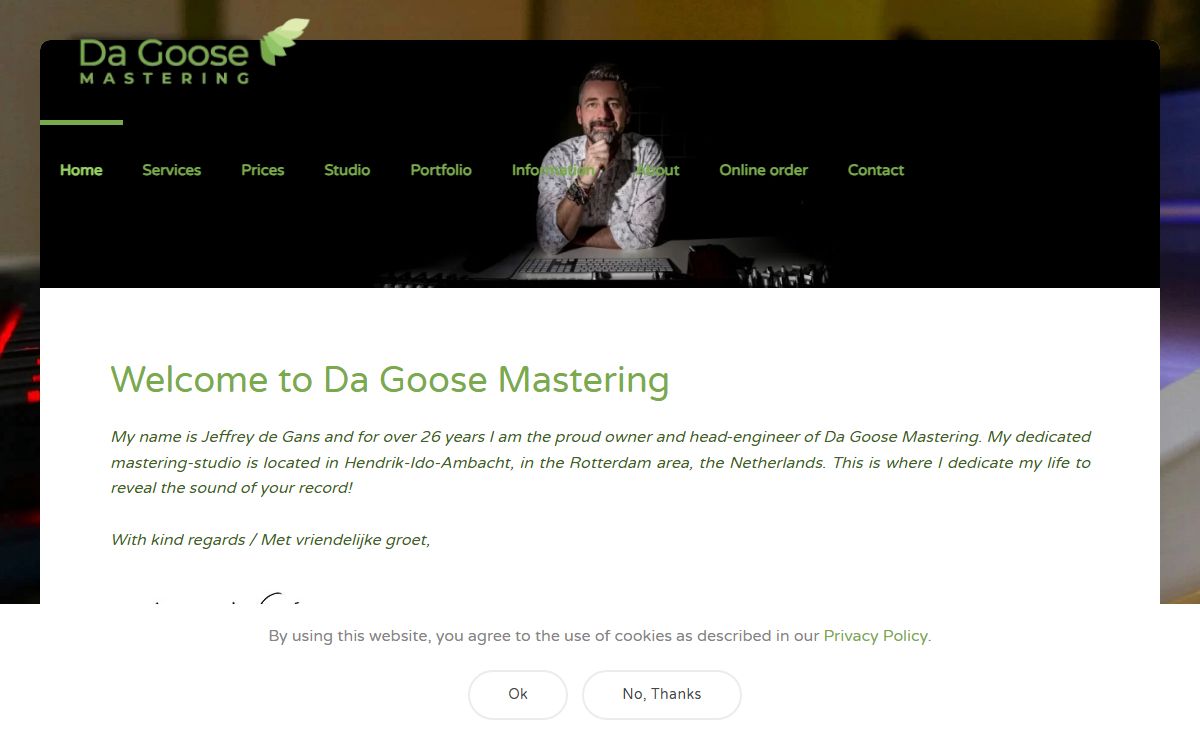 Home - Da Goose Mastering
