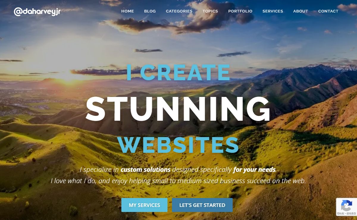 Website Design, SEO & Web Consulting Services Based in Utah - @daharveyjr