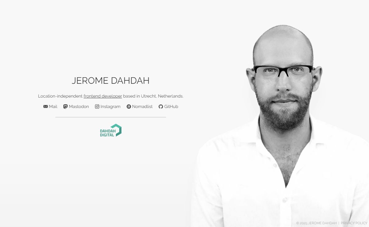 Jerome Dahdah | dahdah.io