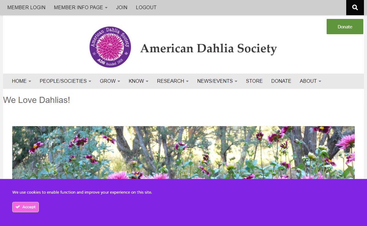 The American Dahlia Society - #Home - The American Dahlia Society