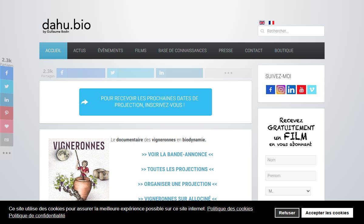 L'actu de l'agriculture biologique et biodynamique - dahu.bio