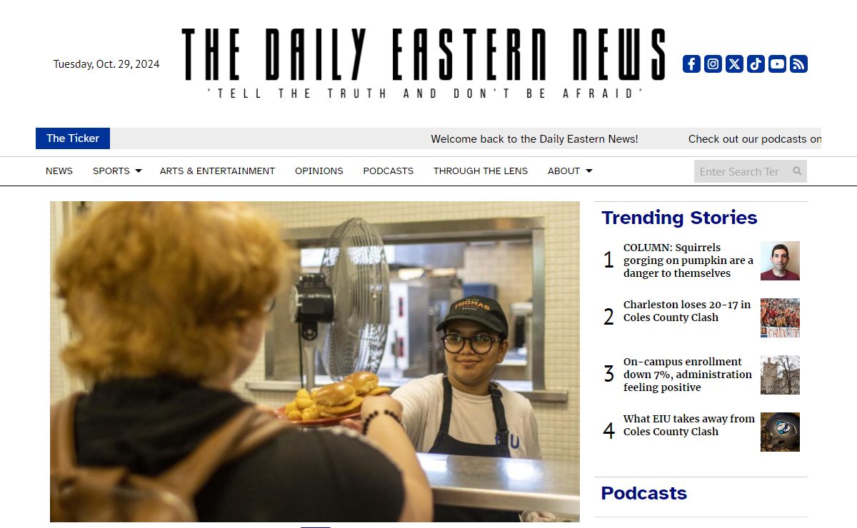 The Daily Eastern News – The student news site of Eastern Illinois University in Charleston, Illinois.