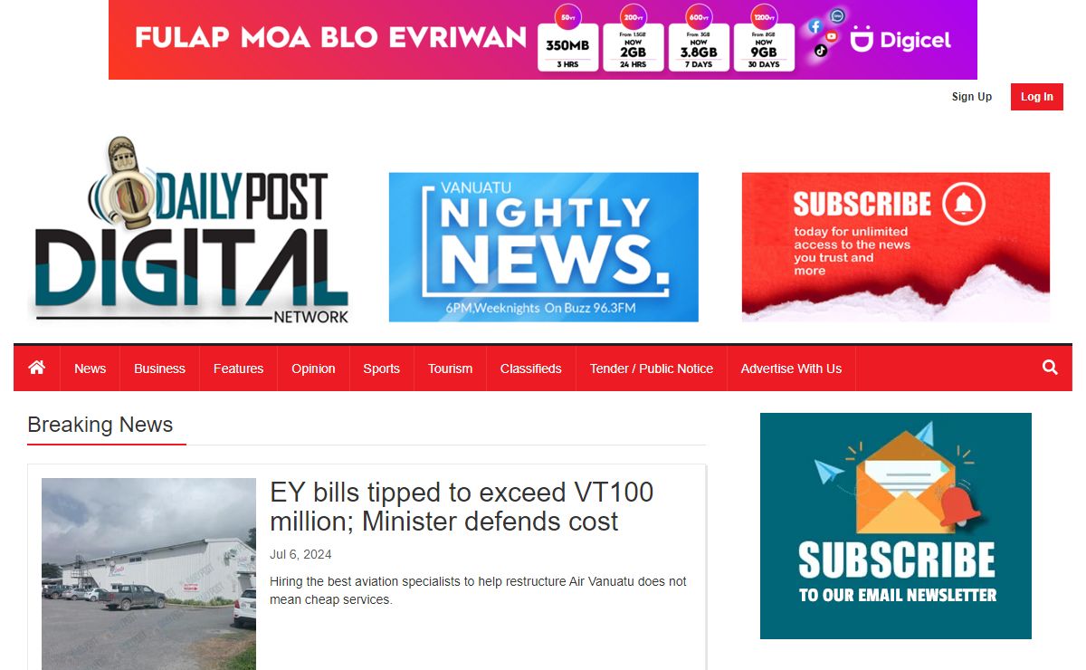 dailypost.vu | 'The News You Trust'