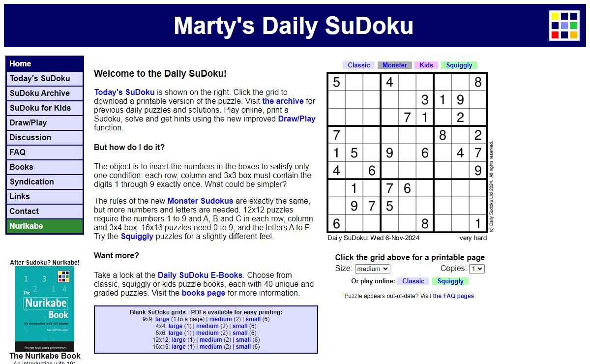 The Daily SuDoku
