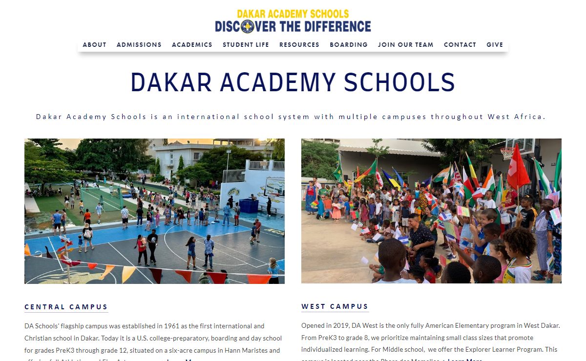 Dakar Academy Schools
