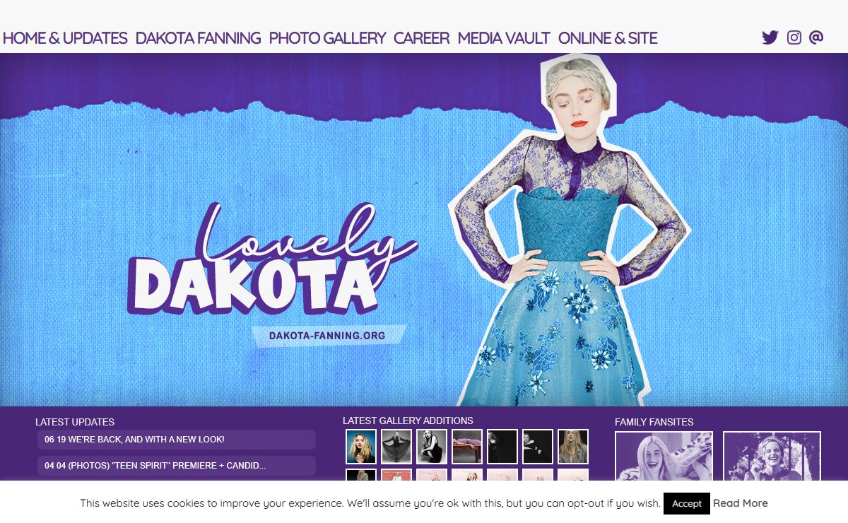 Lovely Dakota — www.dakota-fanning.org