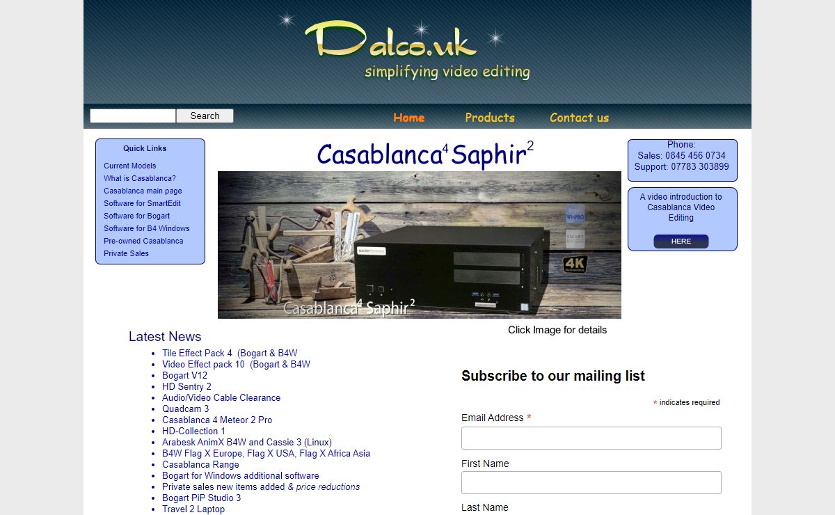 Dalco uk Home Page