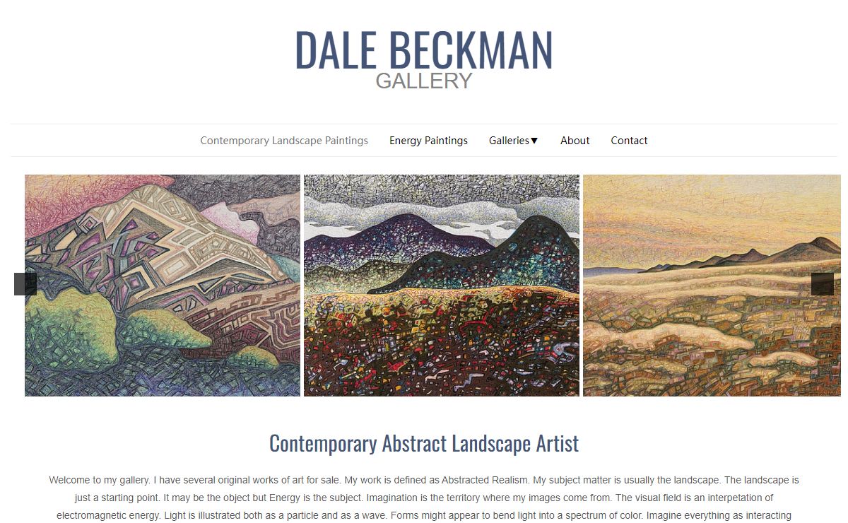 Contemporary Landscape Artist Helena MT | Abstract Paintings for Sale by Dale Beckman Fine Art
