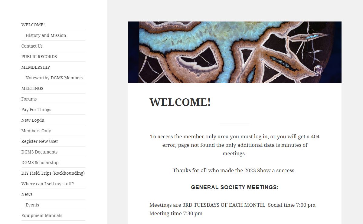 Dallas Gem and Mineral Society – rock and gem and lapidary education