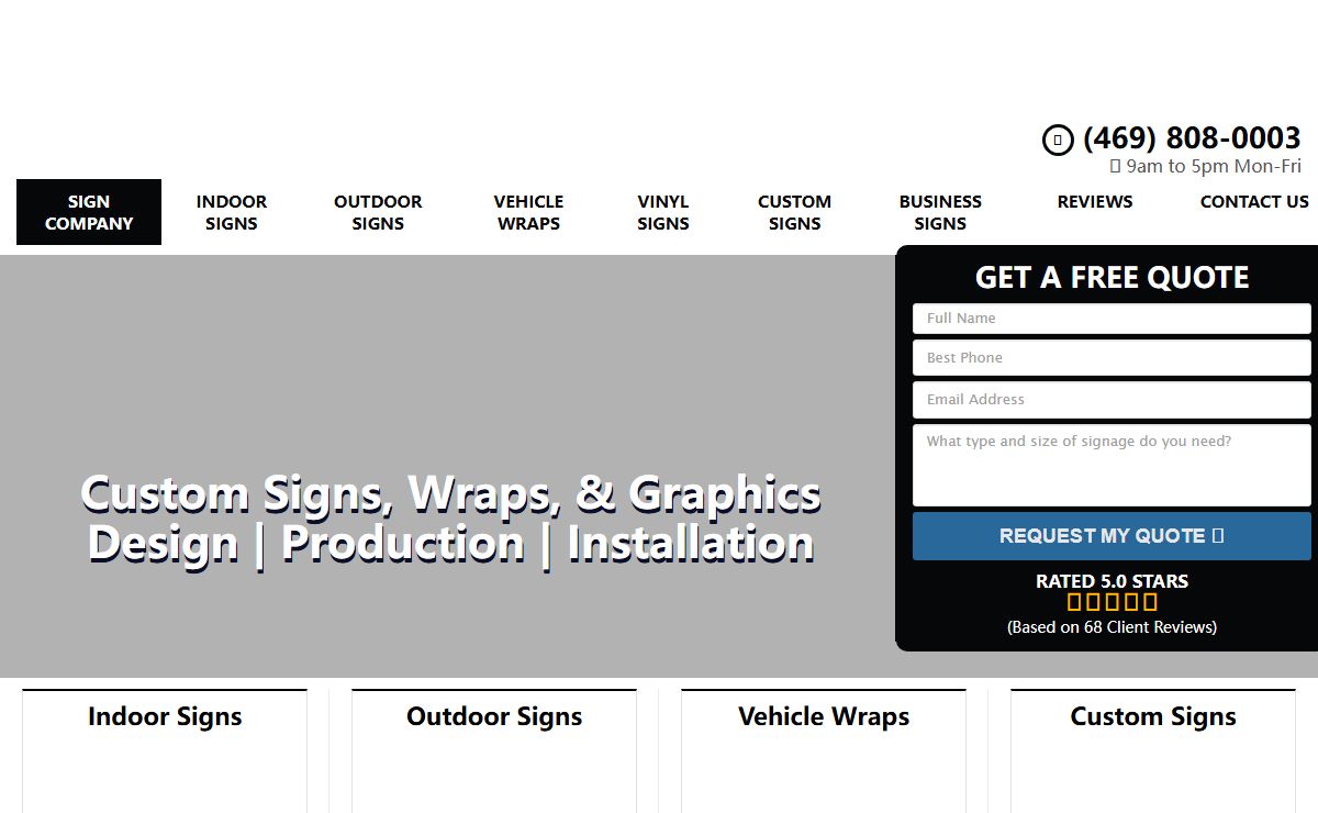 Top Dallas Sign Company | Pinnacle Signs & Graphics