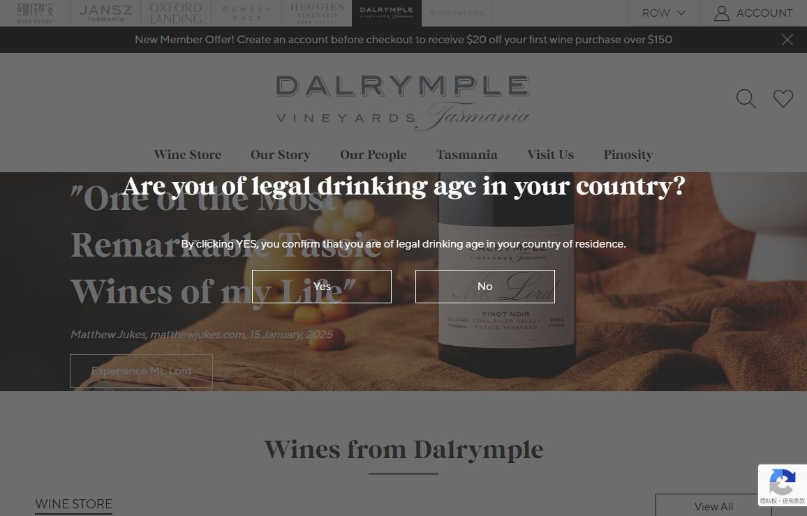 Dalrymple Vineyards | Tasmanian Cool Climate Wines