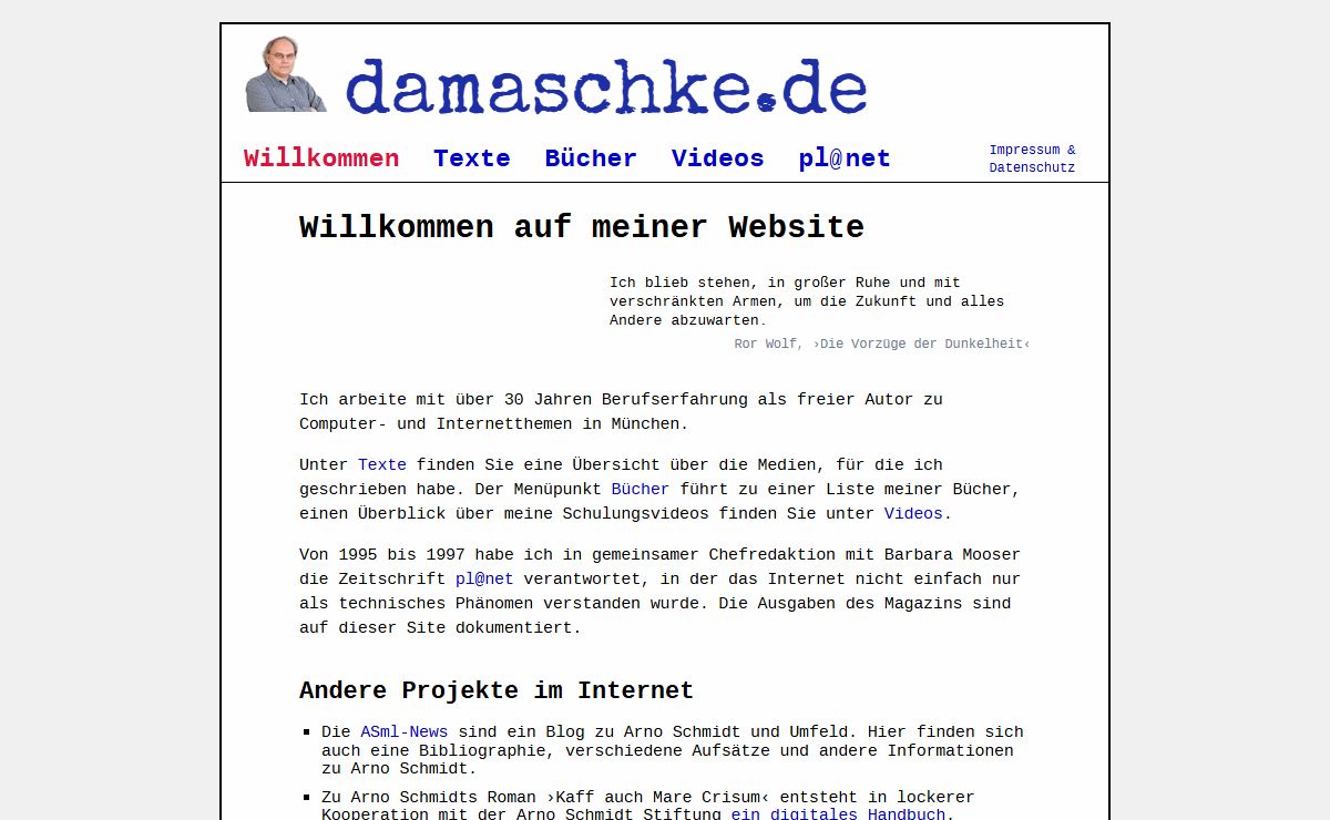 Willkommen | damaschke.de