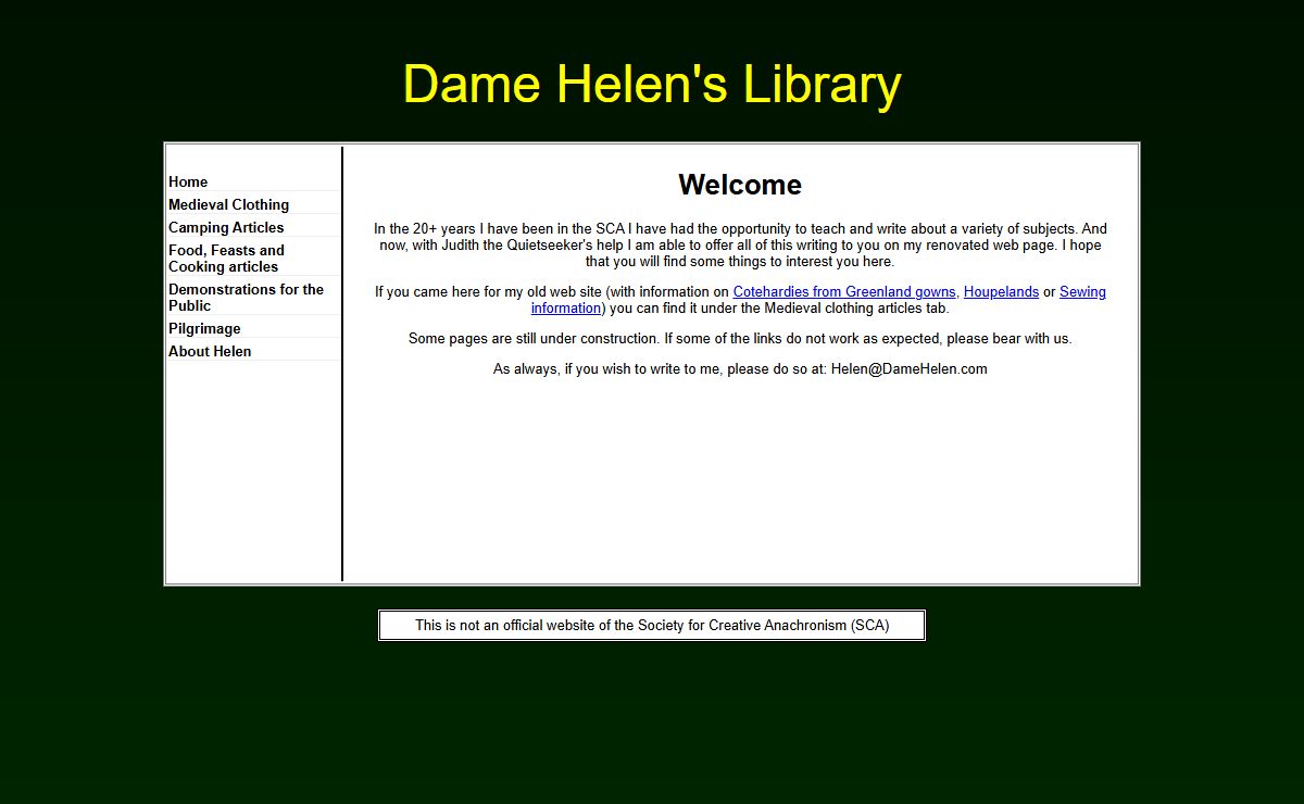 Dame Helen - Home