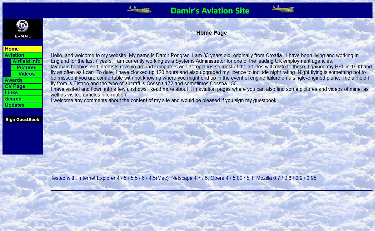 Damir's Aviation Site: aviation, flying, airshows, airfields information, pictures, videos