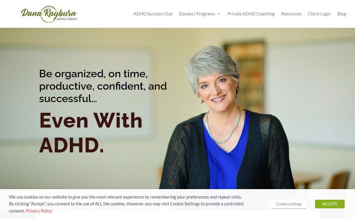 Home 2023 - Dana Rayburn ADHD coach