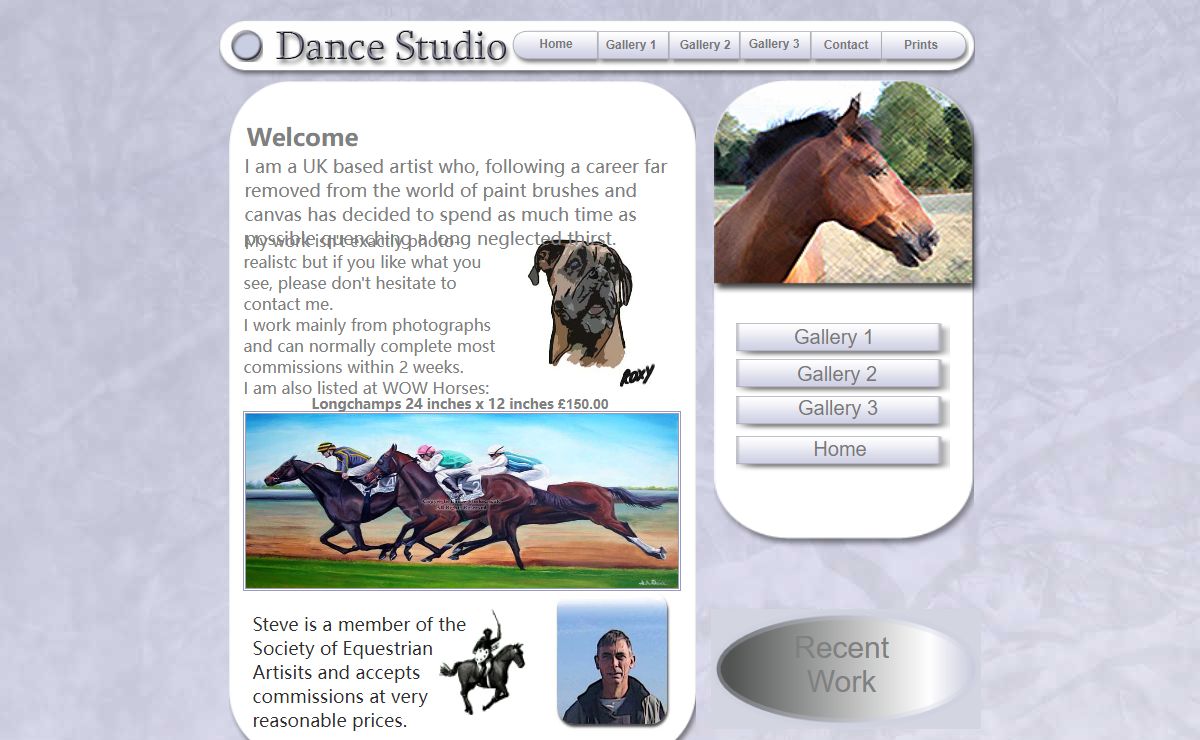 UK Equine artist offering original paintings and drawings
