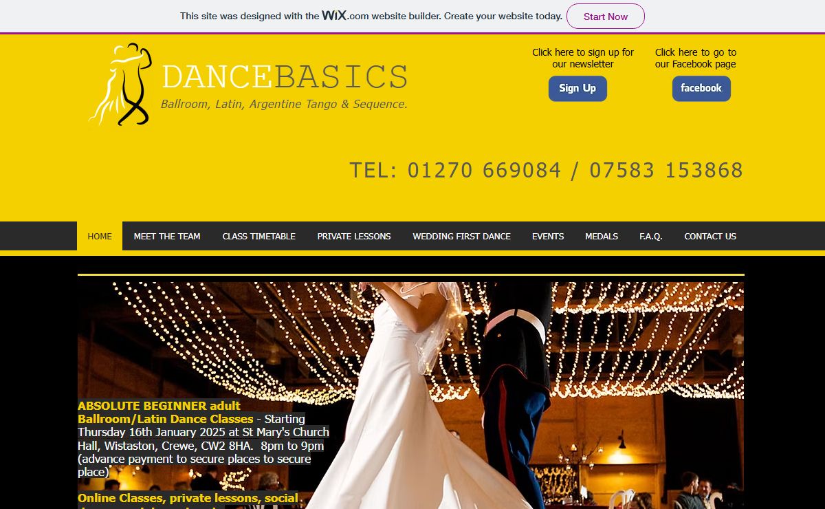Dancebasics - Cheshire's premier ballroom and latin dance school