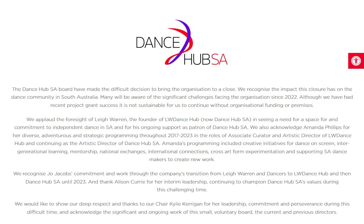 Dance Hub SA – Adelaide’s Home of Independent Dance