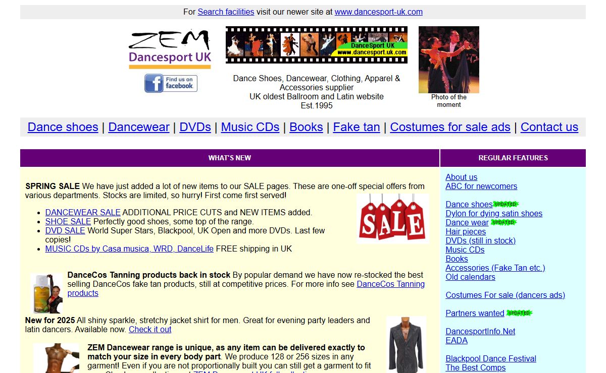 Dancesport UK - Dance Shoes, Dancewear, Apparel, Supplier Online UK