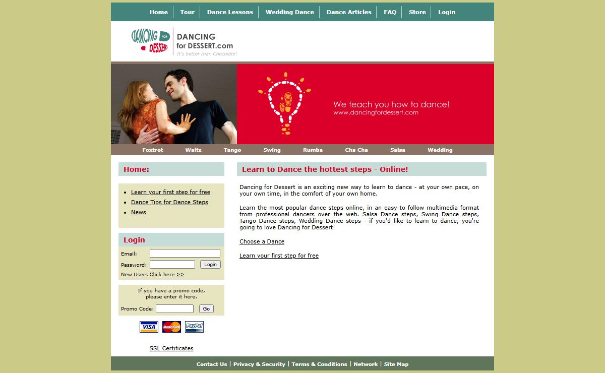 Dancing for Dessert - Learn Ballroom Dance Steps Online