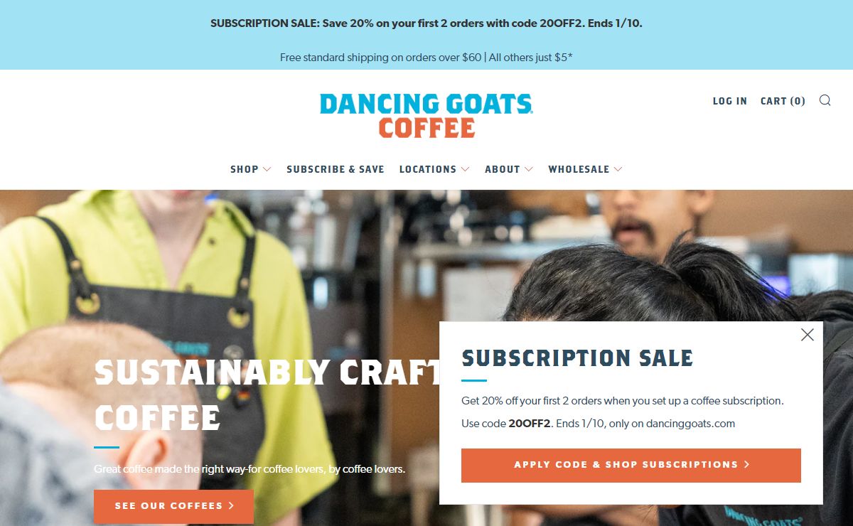 Specialty Coffee Roasters - Dancing Goats® Coffee